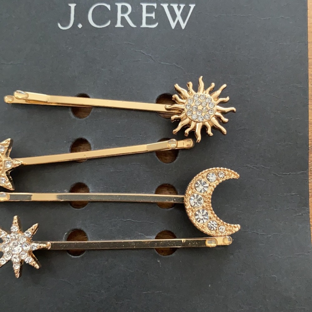 J. Crew Celestial Bobby Pin Pack. Set of 4. - Picture 5 of 10